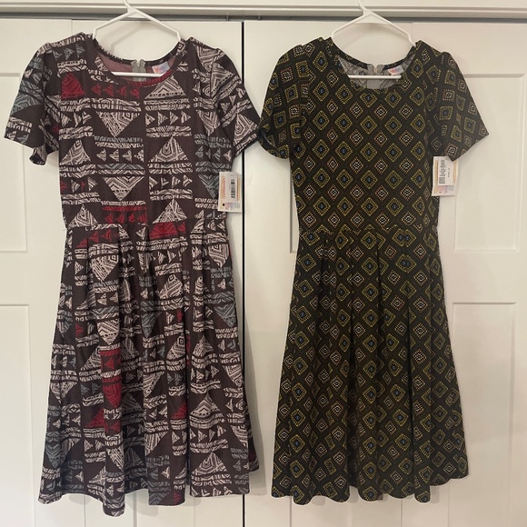 Lot of 2 Amelia Lula Roe Dresses - Picture 1 of 1